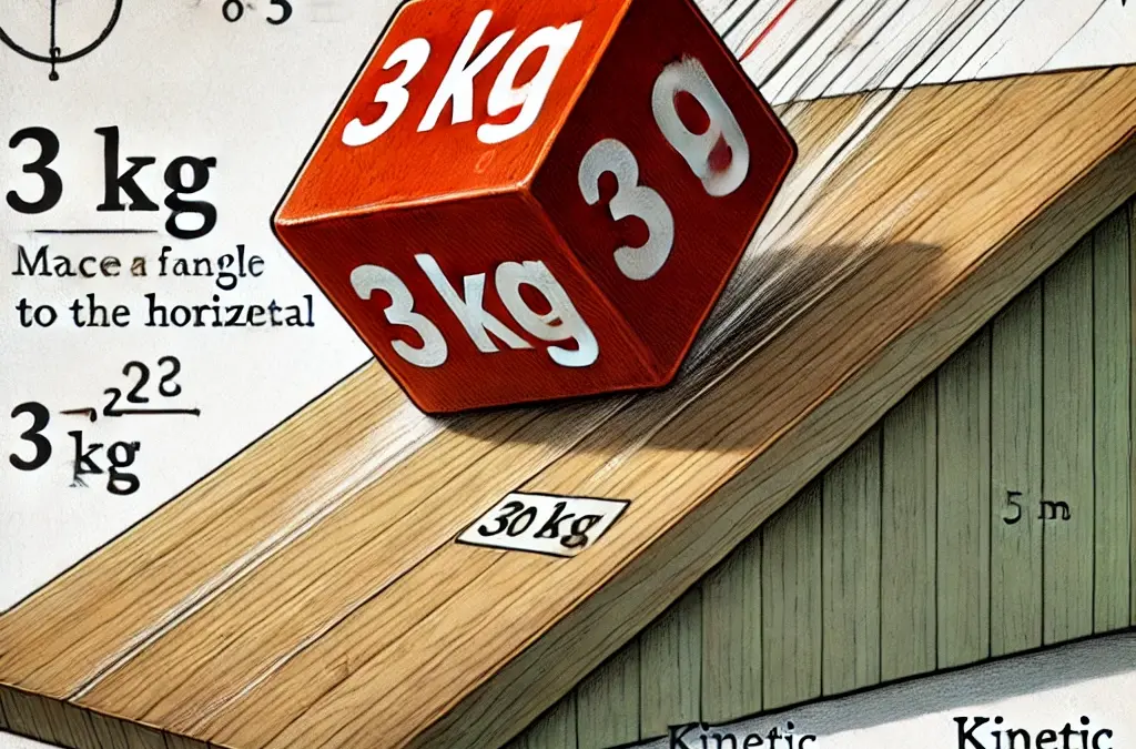 Bloc sur plan incliné avec frottements