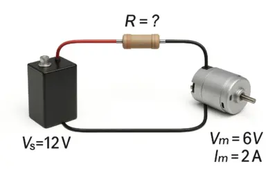 Contrôle de la Tension pour un Moteur DC