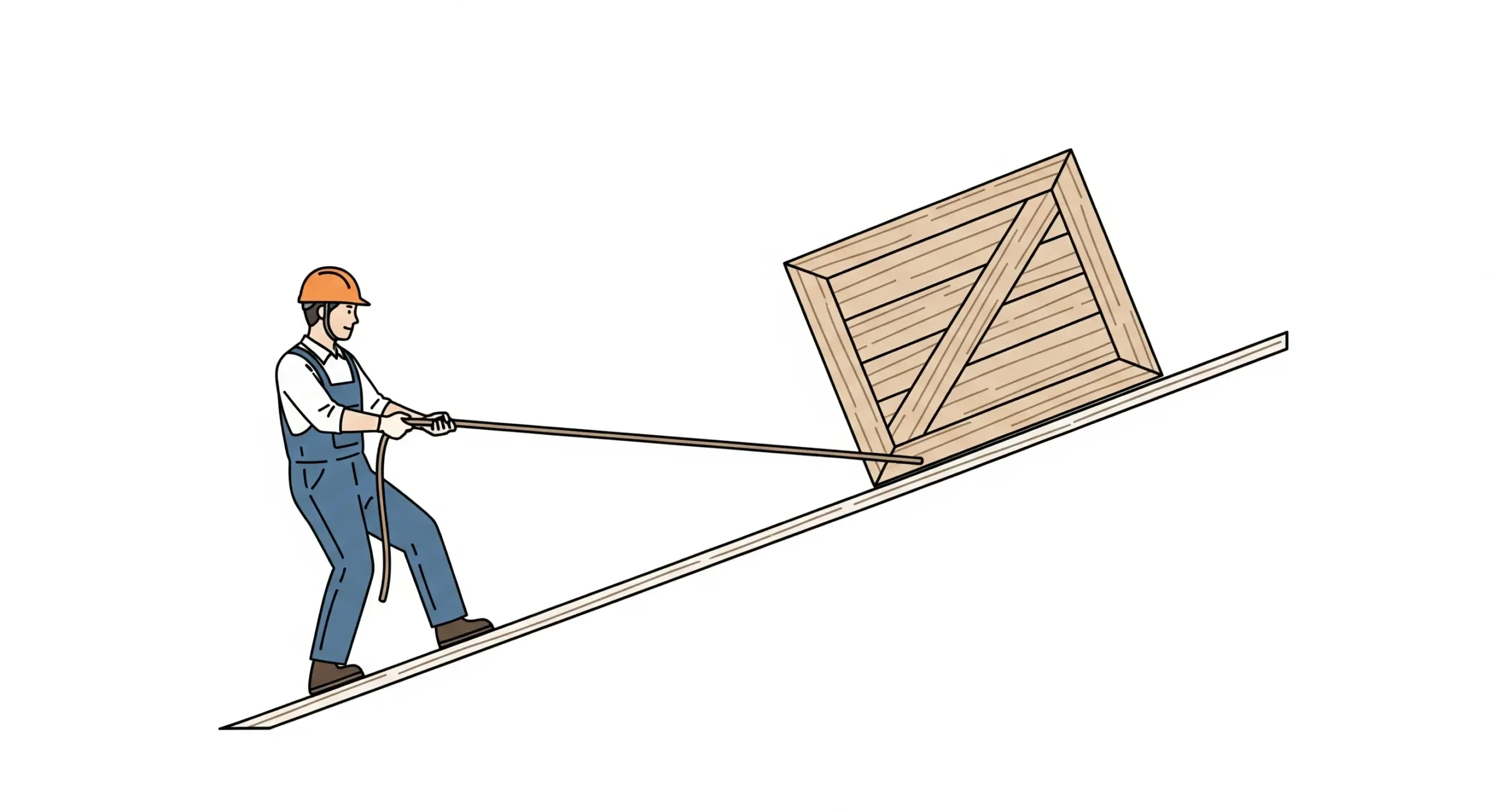 Calcul du Travail Effectué par un Ouvrier  étude de physique