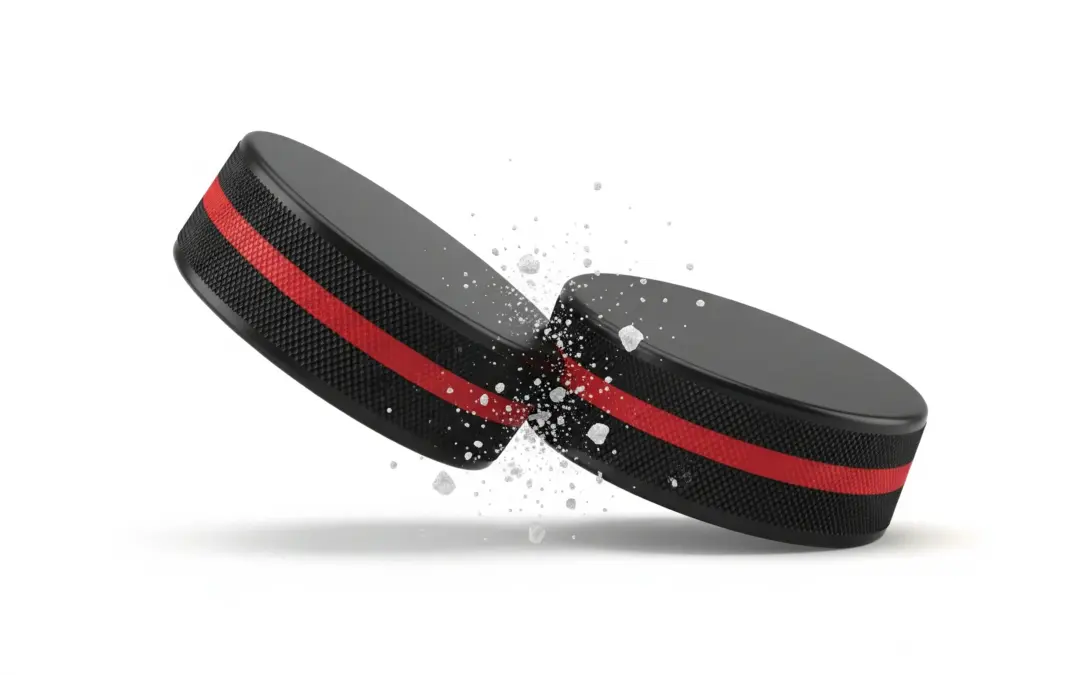 Étude d&rsquo;une Collision Élastique sur Glace