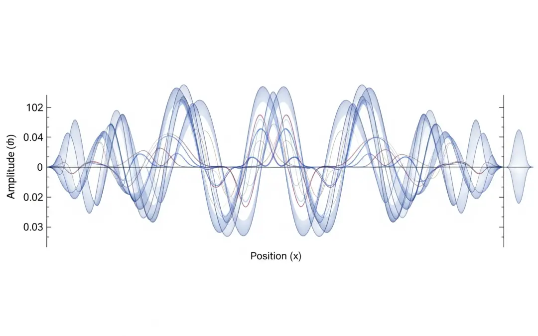 Superposition d’états dans un puits infini