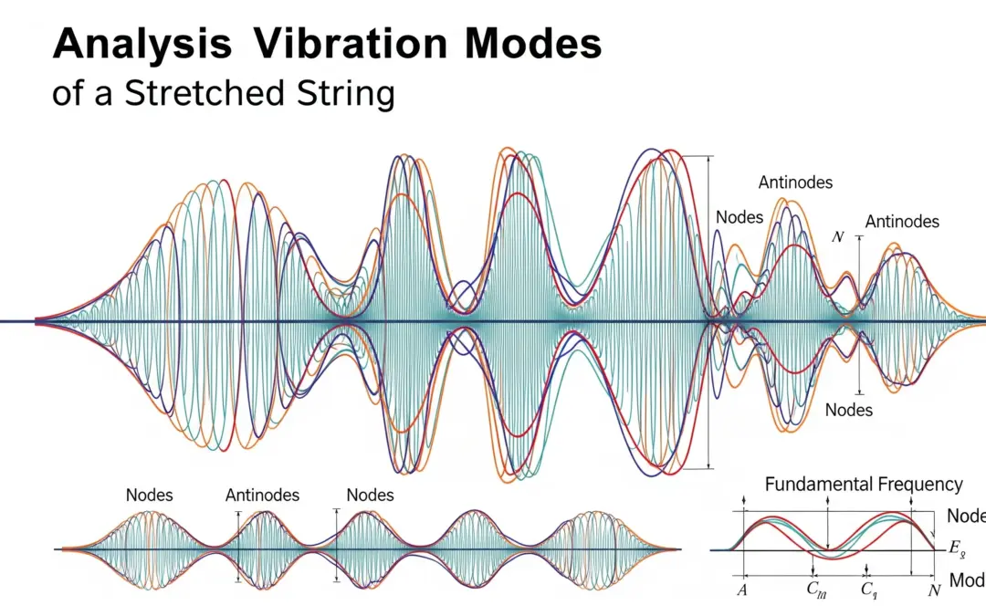Analyse des Modes de Vibration d&rsquo;une Corde Tendue