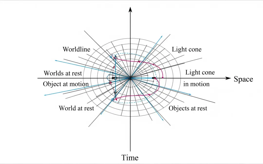 Diagramme d&rsquo;Espace-Temps (Minkowski)