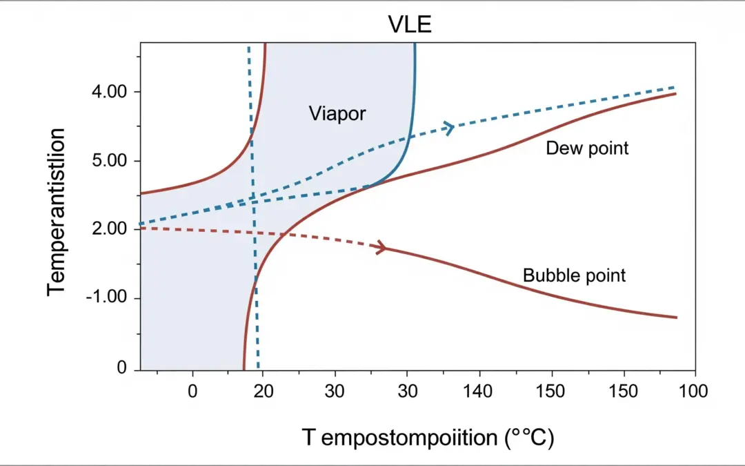 Équilibre Liquide-Vapeur d&rsquo;un Mélange Binaire Idéal