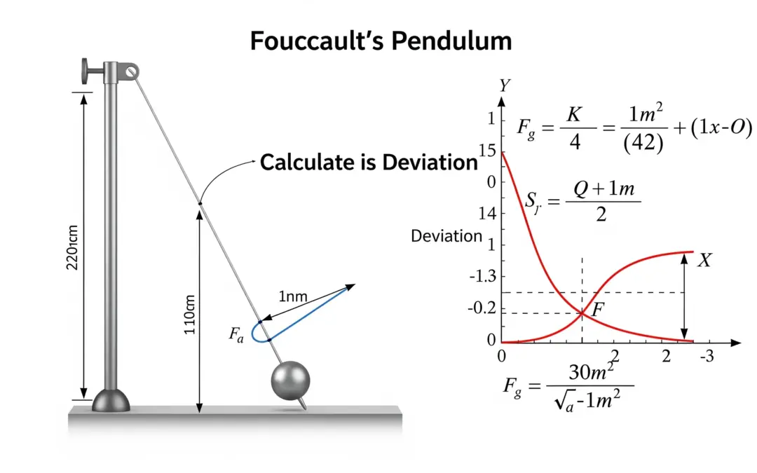 Le Pendule de Foucault : Calcul de la Déviation