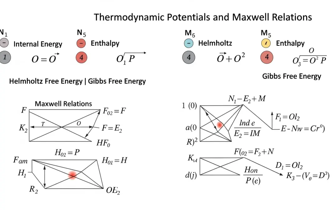 Potentiels et Relations de Maxwell