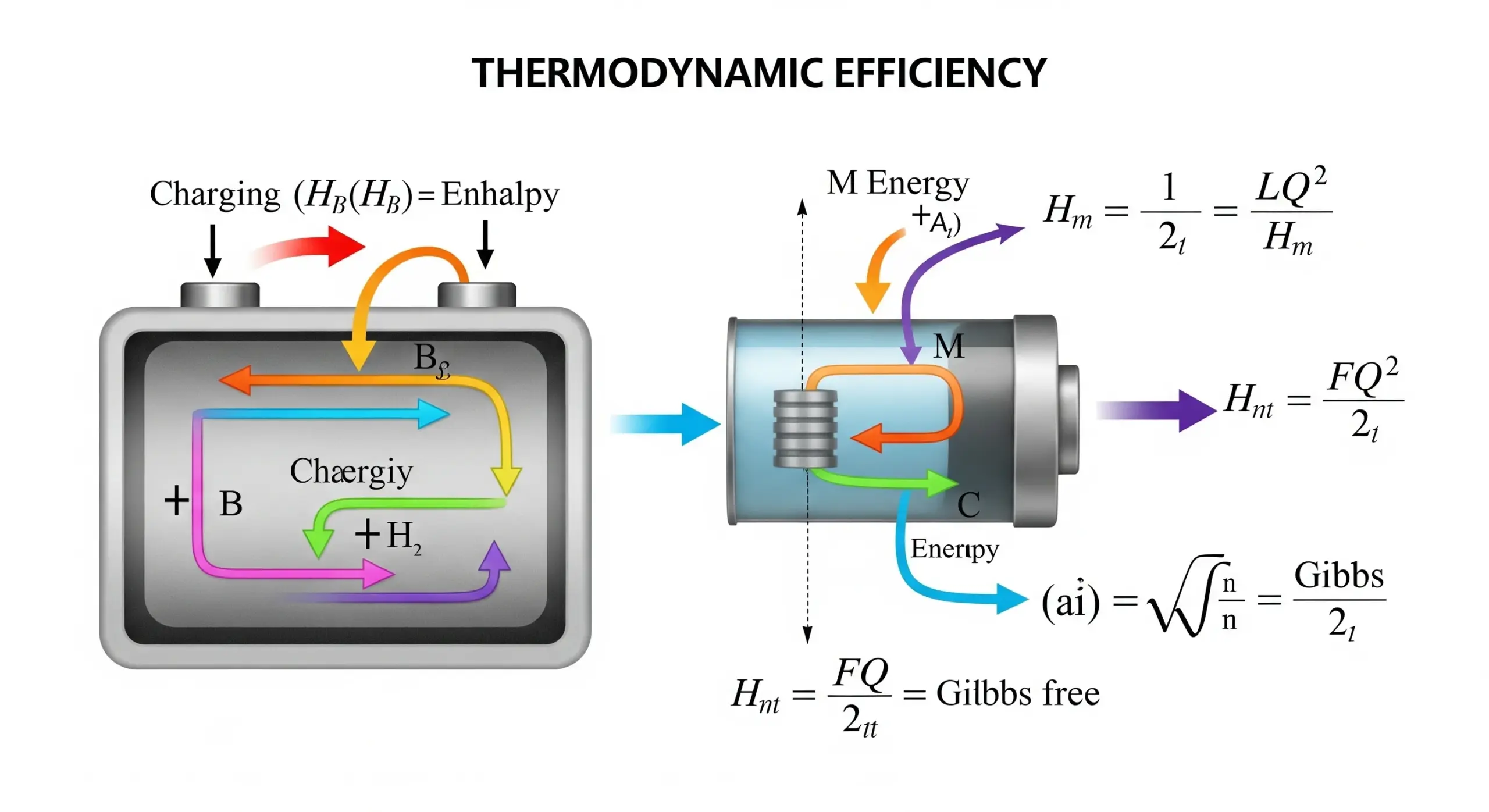 Rendement Thermodynamique d'une Pile