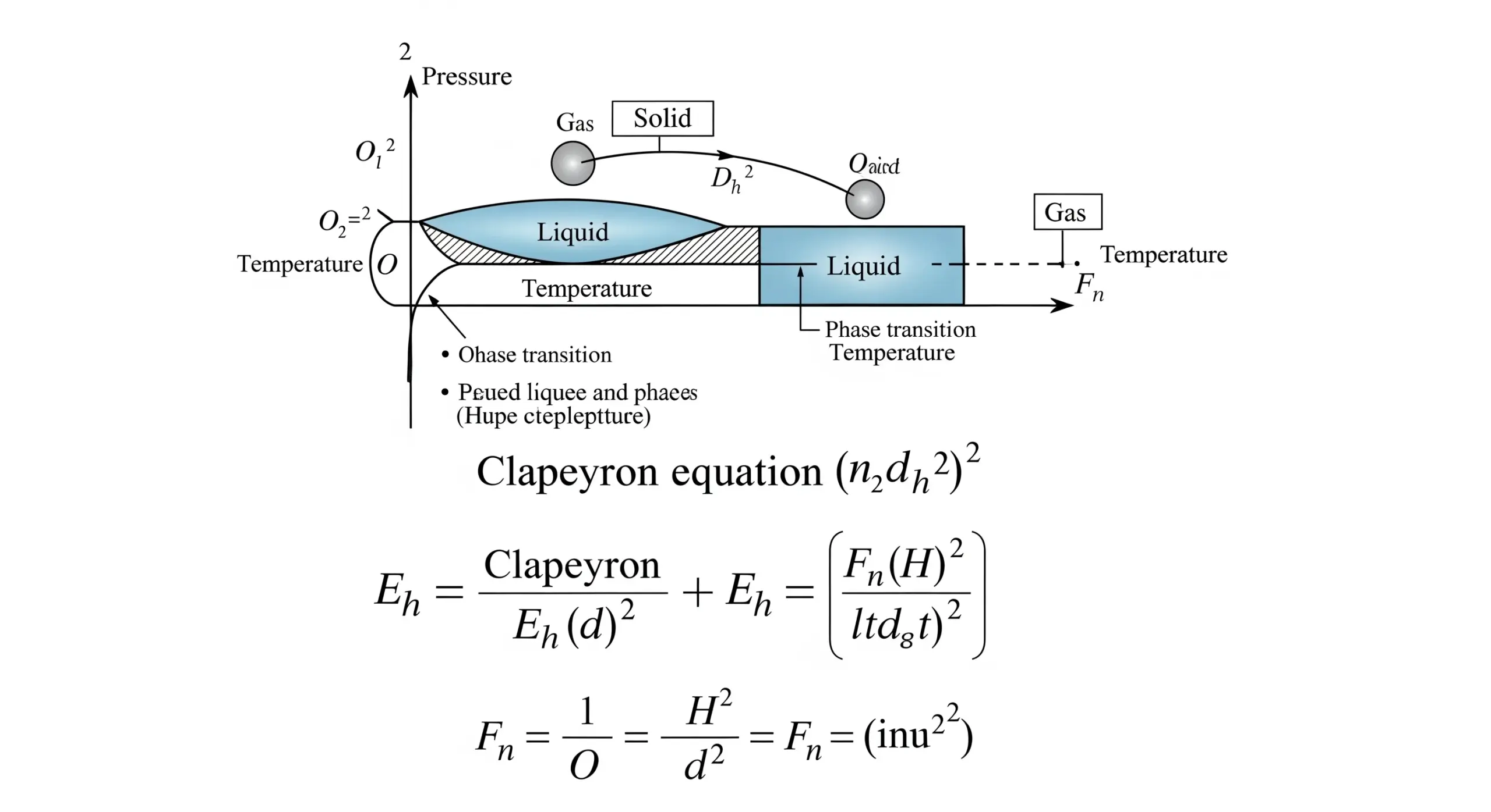 Transition de Phase et Équation de Clapeyron