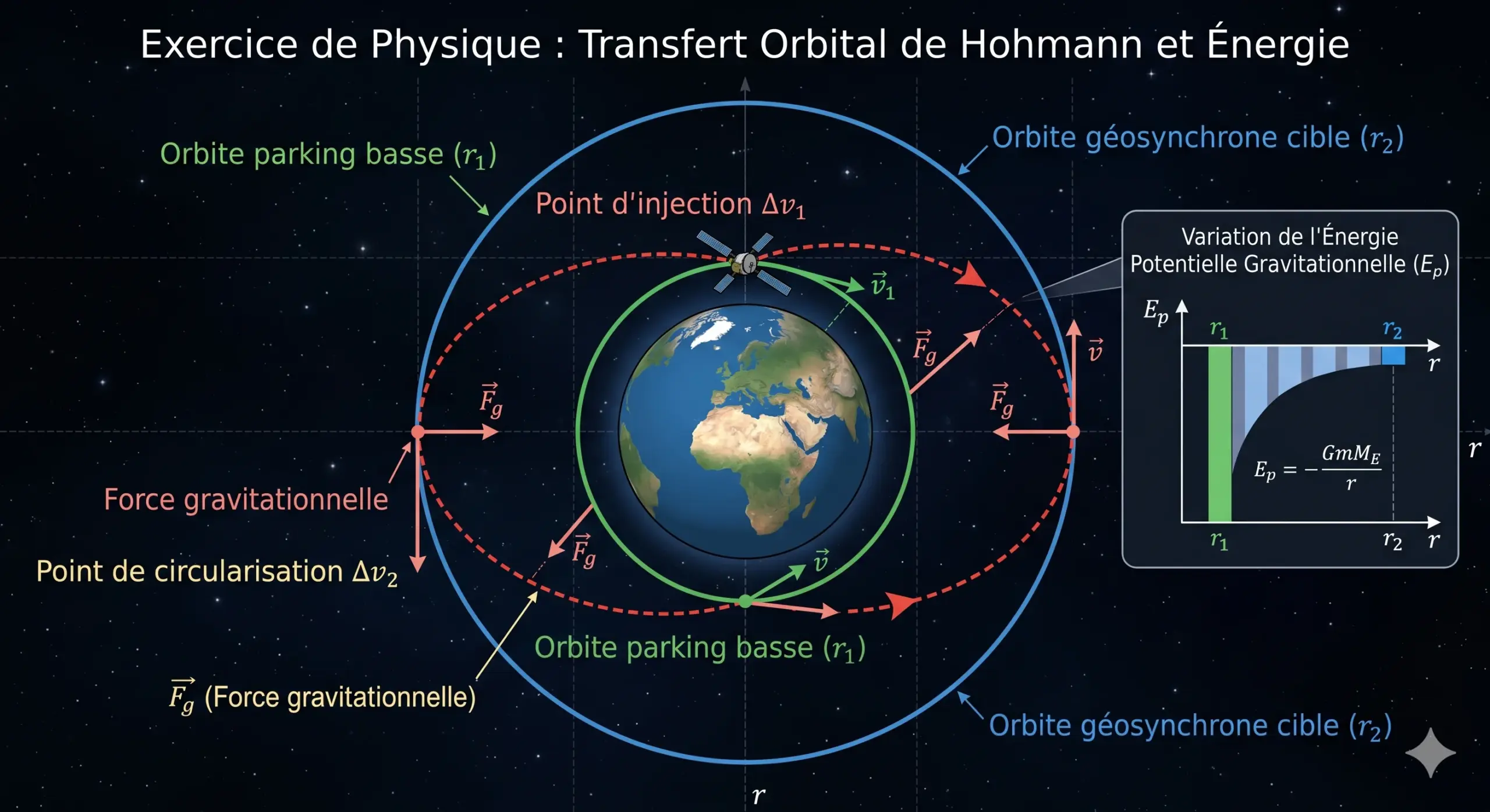 Calcul de l'Énergie Potentielle Gravitationnelle